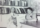 Elise F. Allen with Dr. Romeo B. Garrett